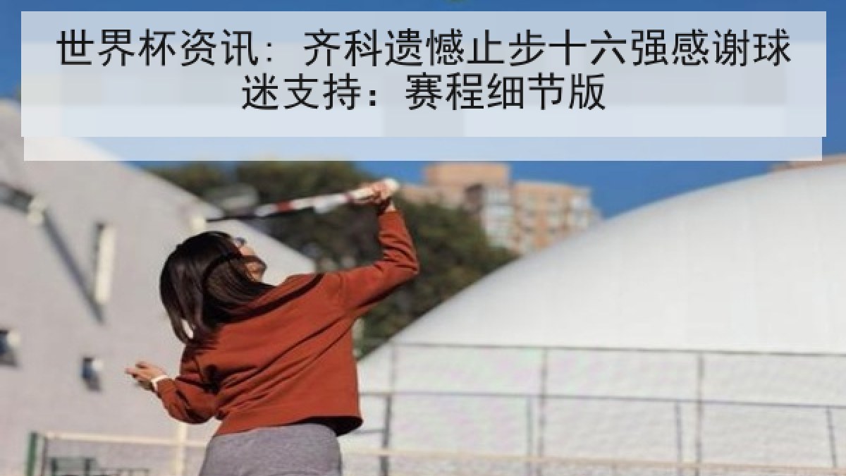 世界杯资讯: 齐科遗憾止步十六强感谢球迷支持：赛程细节版
