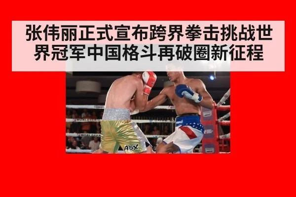 张伟丽正式宣布跨界拳击挑战世界冠军中国格斗再破圈新征程
